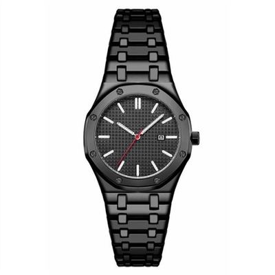 Men Stainless Steel Business Watch Waterproof Calendar Quartz Watch