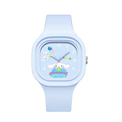Students Silica Gel Watch Band Silicone Digital Watch 245mm Length Shock Resistant