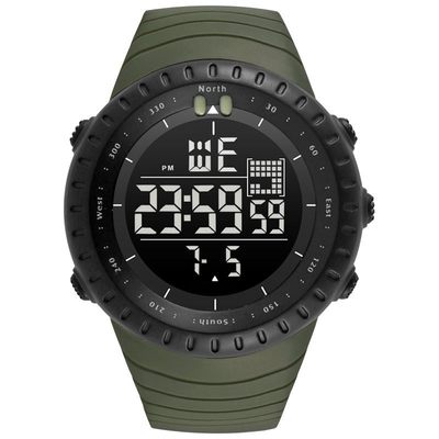 Analog Digital Chronos Sport Watch Black Dial Sports Watch 50 Meters Waterproof