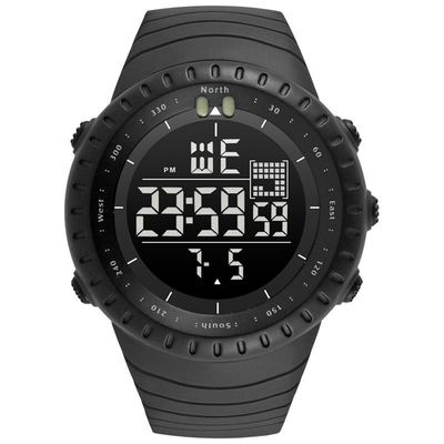 Analog Digital Chronos Sport Watch Black Dial Sports Watch 50 Meters Waterproof