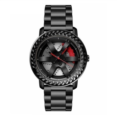 Sports Stainless Steel Chronograph Watch 310mm Length Wear Resistant