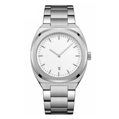 Minimalist Men'S Stainless Steel Quartz Wrist Watch 218mm Circumference