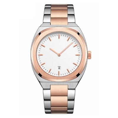 Minimalist Men'S Stainless Steel Quartz Wrist Watch 218mm Circumference