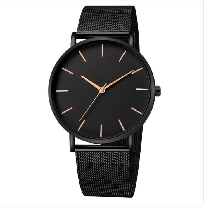 Customization Alloy Analog Quartz Wrist Watch 7mm Case Thickness For Men And Women