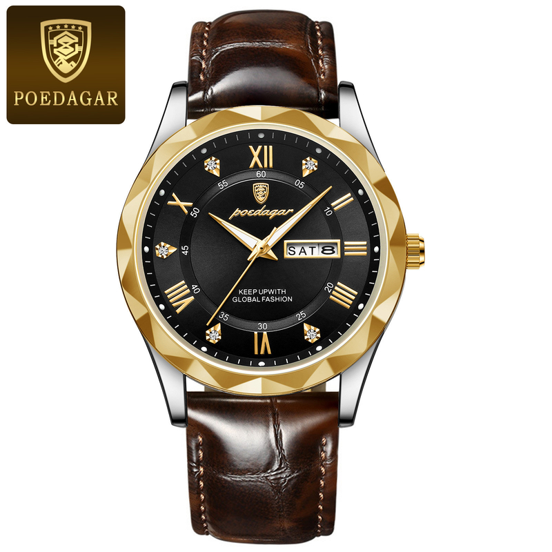 38mm Quartz Battery Wristwatches With Customized Dial Color And Mineral Crystal