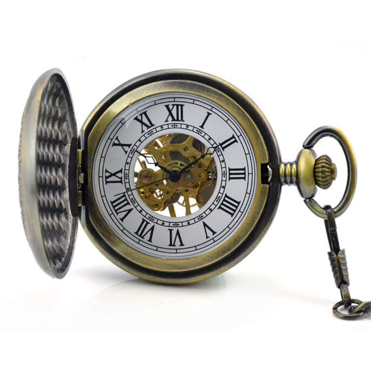 Nostalgia Vintage Pocket Watch Clock 3bar Waterproof Multiapplication