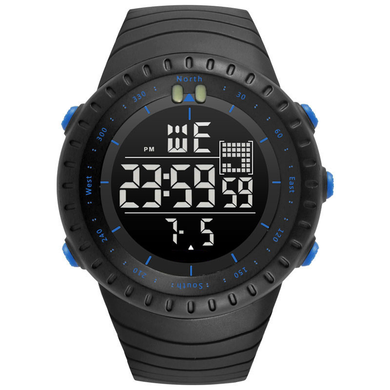 Analog Digital Chronos Sport Watch Black Dial Sports Watch 50 Meters Waterproof
